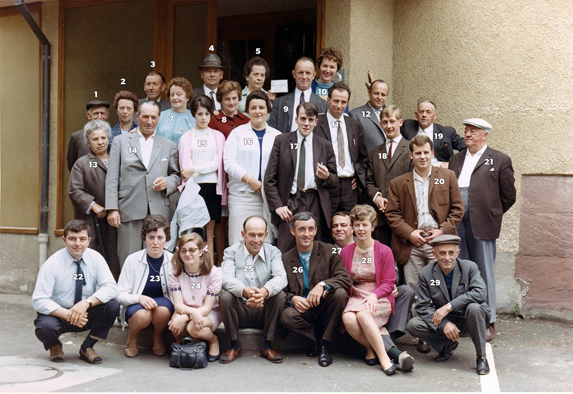 DAP4158 — photo des noms