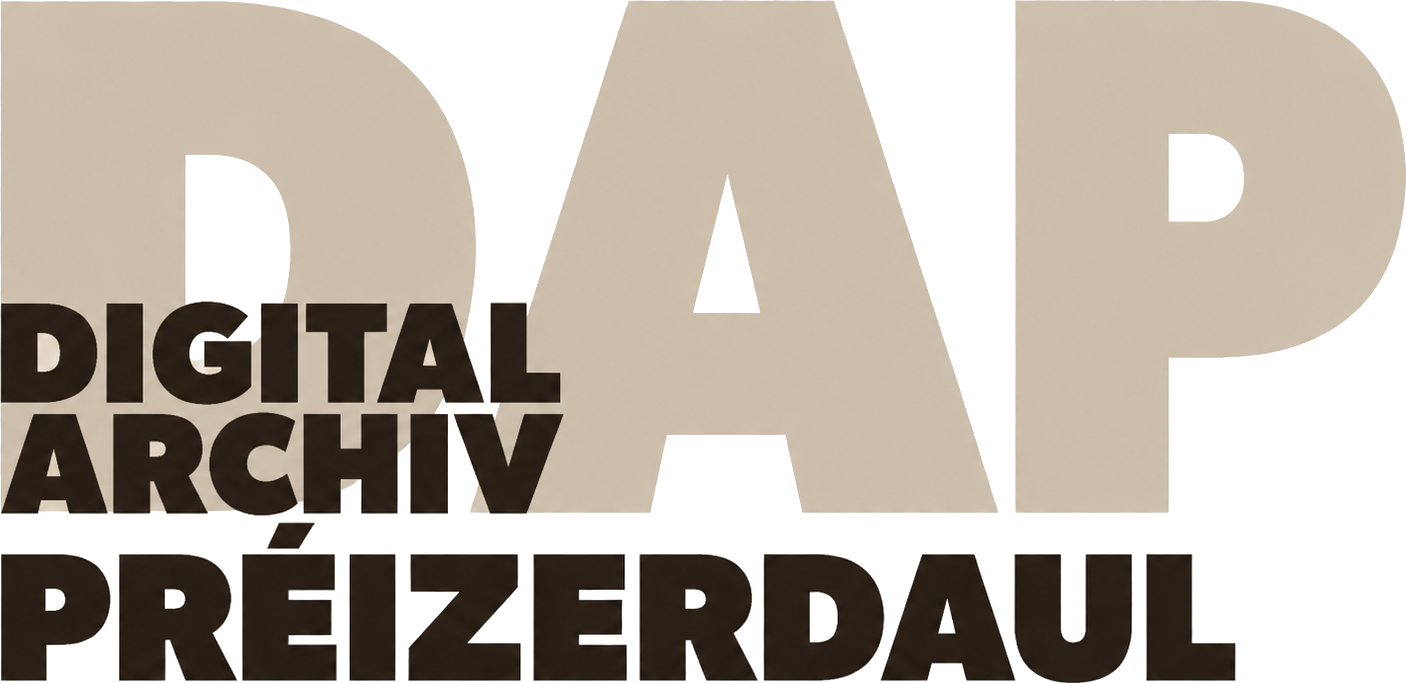 DAP — Digital Archiv Préizerdaul — accueil